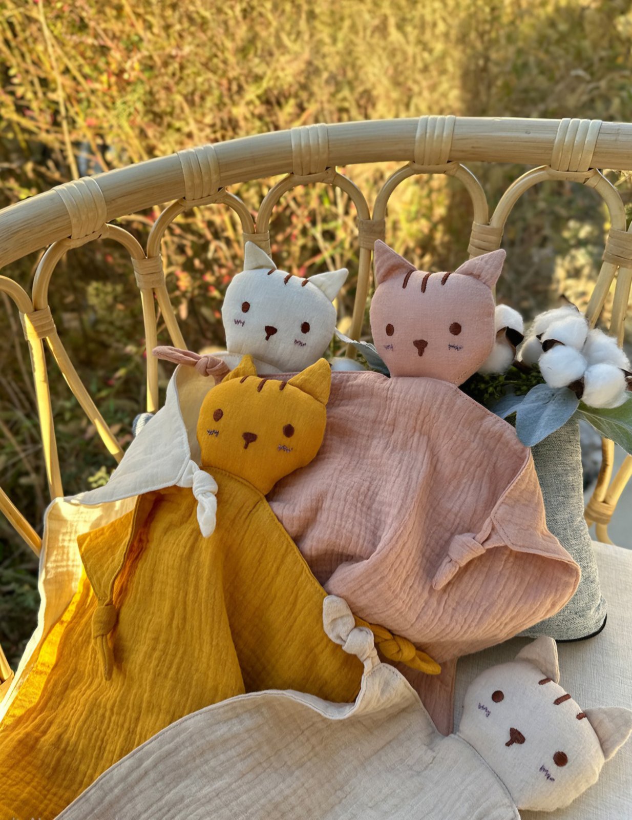 Little Cat Muslin Lovey
