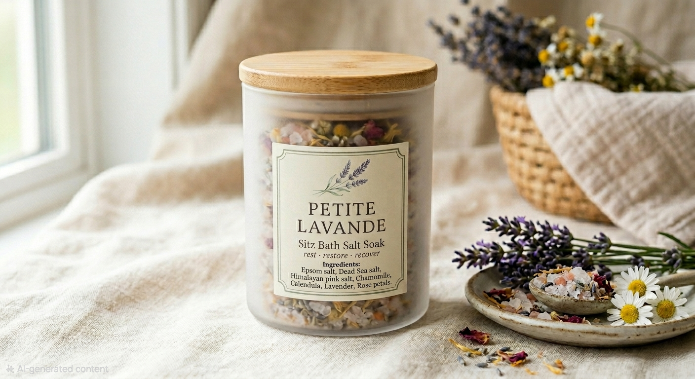 Botanical Postpartum Bath Saltz