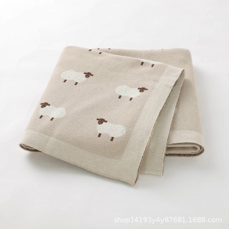 The Little Sheep Knit Blanket